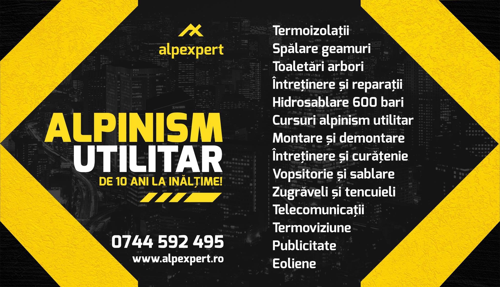 alpinisti utilitari lucrari la inaltime pitesti